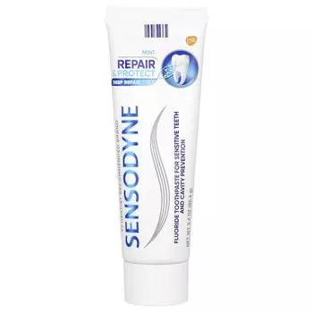 Sensodyne, Фтористая зубная паста «Восстановление и защита», 96,4 г