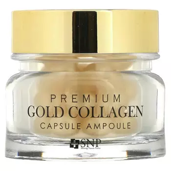 SNP, Premium Gold Collagen, ампульные капсулы с коллагеном, 30 шт.