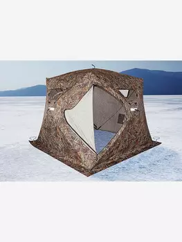 Палатка HIGASHI Camo Pyramid, Коричневый