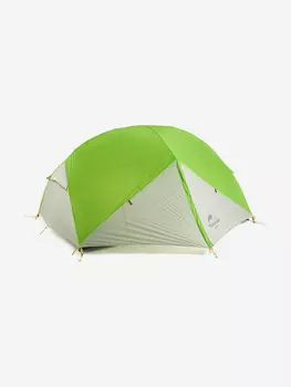 Палатка Naturehike Mongar 2 20D NH17T007-M зелено-белая, Зеленый