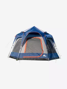 Палатка туристическая автоматическая модульная 6-местная Piligrim Modul L 340x340x210см, Синий