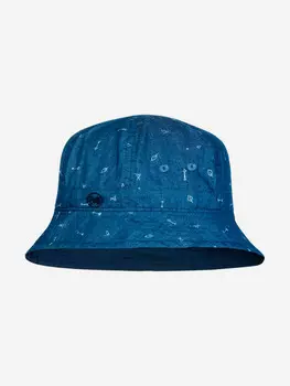 Панама Buff Fun Bucket Hat Arrows Denim, Синий