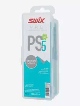 Мазь скольжения Swix PS5 Turquoise, -10/-18°C, Голубой, размер Без размера