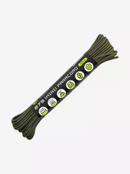 Паракорд 275 (мини) CORD nylon 10м RUS (khaki), Зеленый