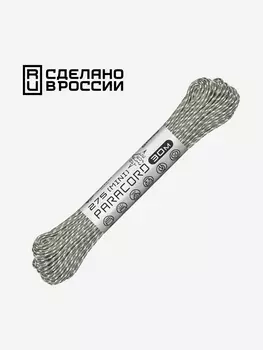 Паракорд 275 (мини) CORD nylon 30м RUS световозвращающий (grey), Серый