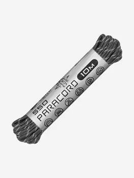 Паракорд 550 CORD nylon 10м RUS световозвращающий (graphite), Серый
