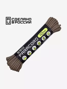 Паракорд 550 CORD nylon 10м RUS (tactical snake khaki), Зеленый