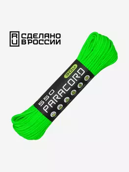 Паракорд 550 CORD nylon 30м RUS (lime), Зеленый