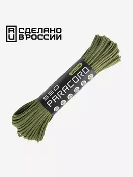 Паракорд 550 CORD nylon 30м RUS (moss), Зеленый