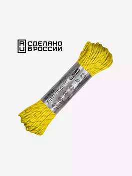Паракорд 550 CORD nylon 30м RUS световозвращающий (lemon), Желтый