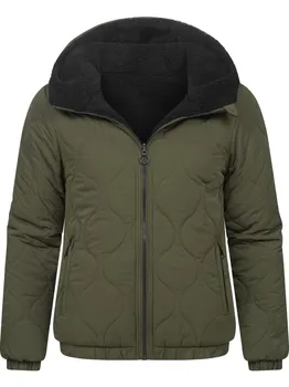 Пуховик ragwear Qaria, цвет dark olive