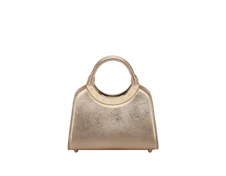 Мини-Сумка Roma с верхней ручкой Bvlgari, золотой