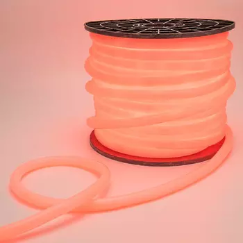 Гибкий Неон LED 360 (круглый) - красный, бухта 50м Neon-Night 131-032