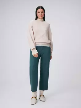 Ажурный вязаный джемпер из 100% хлопка 4XL(56)