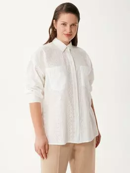 Блуза ажурная белая XL(50)