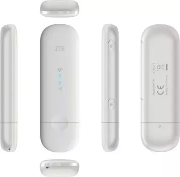 Модем 2G/3G/4G ZTE MF79RU USB Wi-Fi Firewall внешний белый