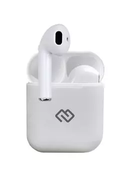 Гарнитура вкладыши Digma TWS-10 белый беспроводные bluetooth в ушной раковине (I9S)