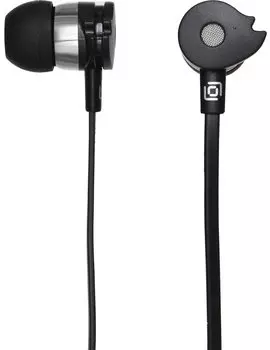 Гарнитура вкладыши Oklick HS-S-210 1.2м черный проводные