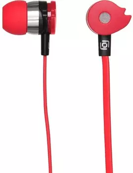 Гарнитура вкладыши Oklick HS-S-210 1.2м красный проводные