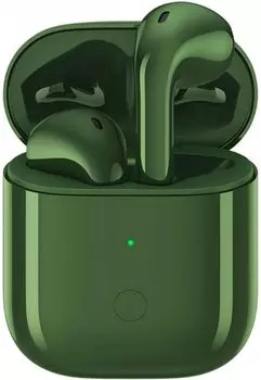 Гарнитура вкладыши Realme Buds Air Neo RMA205 зеленый беспроводные bluetooth в ушной раковине (4812541/4812161)
