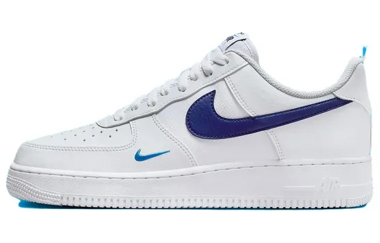 Мужские кроссовки для скейтбординга Nike Air Force 1, White/Blue