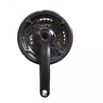 Система Vinca Sport шатунов. 24/34/42T, длина шатуна 170мм, под квадрат, 9/16", алюминий, черная, CW 87 black