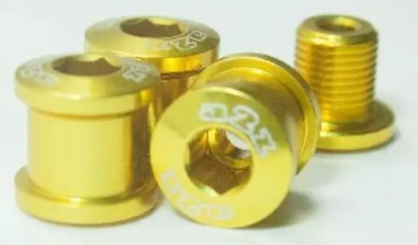 Набор бонок A2Z 1xRing, материал алюминий 7075-T6, в комплекте 4 штуки, золотой, CB-4X1-6