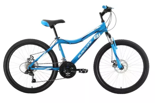 Подростковый велосипед Black One Ice 24 D 24" 2022 (Возраст: 9-12 лет (Рост: 135-150 см), Цвет: синий/белый/синий)