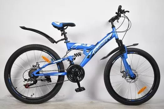Подростковый велосипед Rook TS240D 24" (Возраст: 9-13 лет (Рост: 135-150 см), Цвет: синий/черный)
