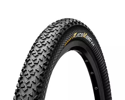 Велопокрышка Continental RaceKing 2.2 foldable, 27.5x2.2", (630 гр), черная, 01500920000