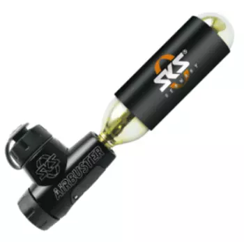 Насос велосипедный SKS Airbuster СО2, black, 11105