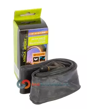 Камера велосипедная Vinca Sport, 16*1.75/1.95, бутиловая резина, авто ниппель, TUBE 16