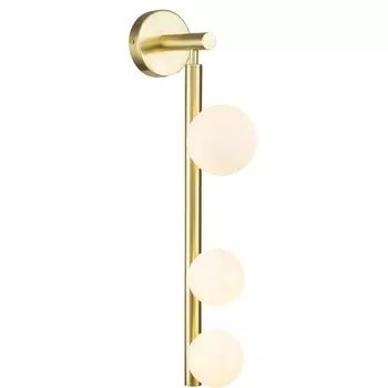 Бра настенное (11025/3W Gold) Indigo Flusso V000229 в форме шара
