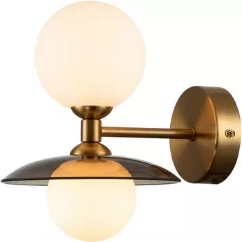 Бра настенное (11020/2W Brass) Indigo JAZZ V000167 в форме шара