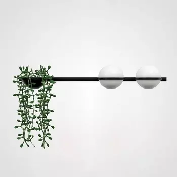 Бра Palma Wall Lamp 2 Шара + 1 Вазон Горизонтальная ImperiumLoft 22,93726 (168497-22)
