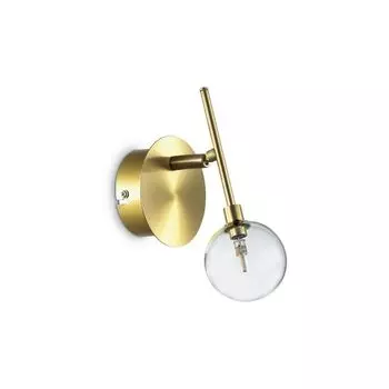 Бра на гибкой ножке AP1 Ideal Lux Maracas OTTONE ANTICO в форме шара