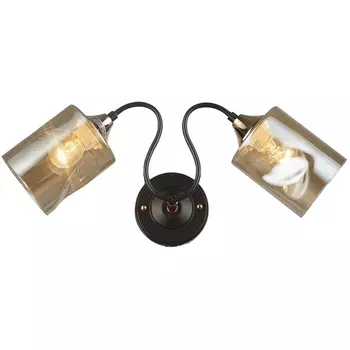 Бра MD.4052-2-W BK+FGD Imex COFFEE+FGD