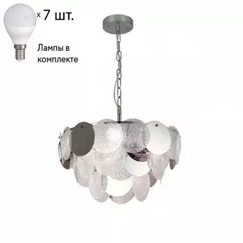 Подвесная люстра с лампочками Favourite Dazzling 2740-7P+Lamps E14 P45