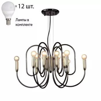 Подвесная люстра с лампочками Favourite Drolling 1676-12P+Lamps E14 P45