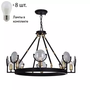 Подвесная люстра с лампочками Favourite Fara 1721-8PC+Lamps E27 P45