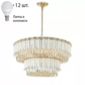 Подвесная люстра с лампочками Favourite Frons 2734-12P+Lamps E14 P45
