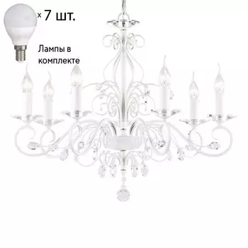 Подвесная люстра с лампочками Favourite Lanta 1733-7P+Lamps E14 P45