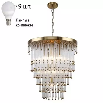 Подвесная люстра с лампочками Favourite Wisper 2845-9PC+Lamps E14 P45