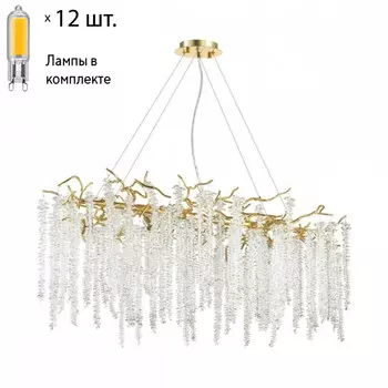 Подвесная люстра с лампочками Odeon 5005/12+Lamps