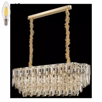 Подвесная люстра с лампочками Wertmark WE108.12.303+Lamps