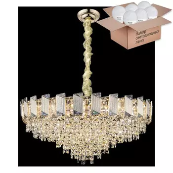 Подвесная люстра с лампочками Wertmark WE114.18.303+Lamps
