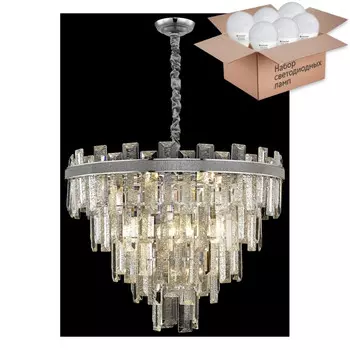 Подвесная люстра с лампочками Wertmark WE115.18.103+Lamps