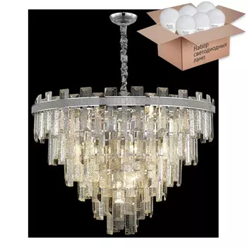 Подвесная люстра с лампочками Wertmark WE115.22.103+Lamps
