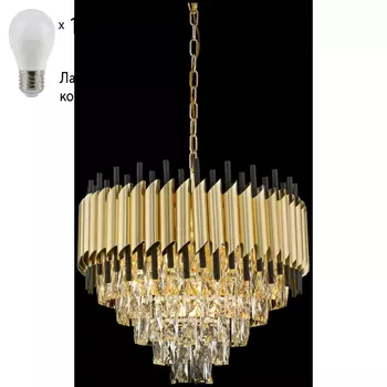 Подвесная люстра с лампочками Wertmark WE138.12.403+Lamps