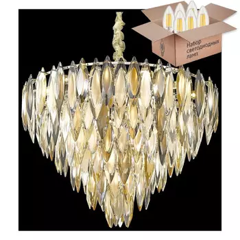 Подвесная люстра с лампочками Wertmark WE144.22.303+Lamps